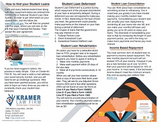 LOK_student_loan Kramer Student Loan Flyer